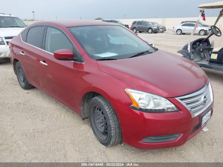 2015 Nissan Sentra Sv VIN: 3N1AB7AP9FL673371 Lot: 39416448