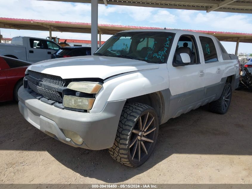 2002 Chevrolet Avalanche VIN: 3GNEK13T82G113342 Lot: 39416450