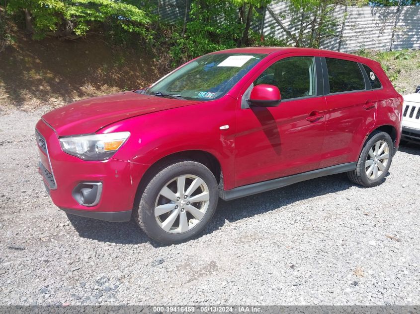 2014 Mitsubishi Outlander Sport Es VIN: 4A4AR3AU6EE023122 Lot: 39416459