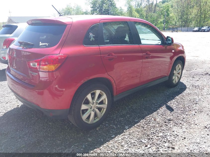 2014 Mitsubishi Outlander Sport Es VIN: 4A4AR3AU6EE023122 Lot: 39416459