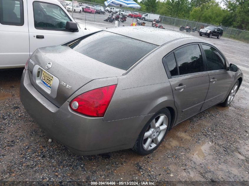 2004 Nissan Maxima 3.5 Se VIN: 1N4BA41E54C805929 Lot: 39416466