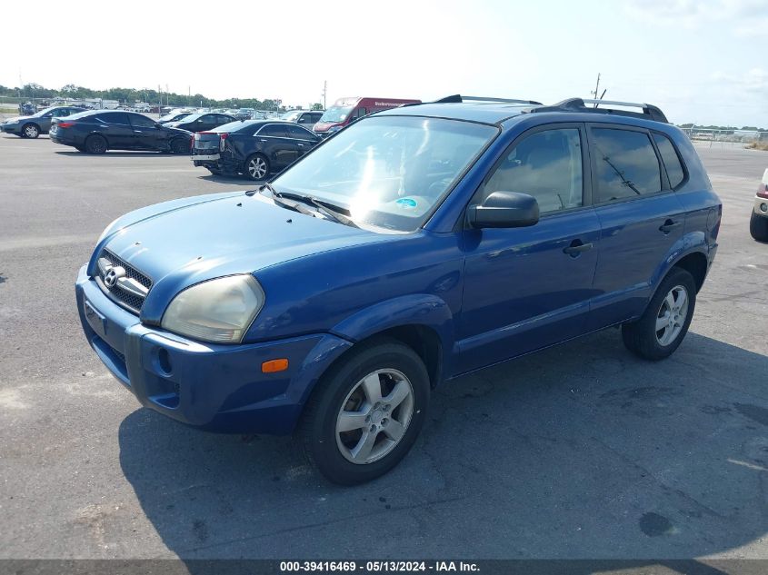 2008 Hyundai Tucson Gls VIN: KM8JM12B08U876368 Lot: 39416469