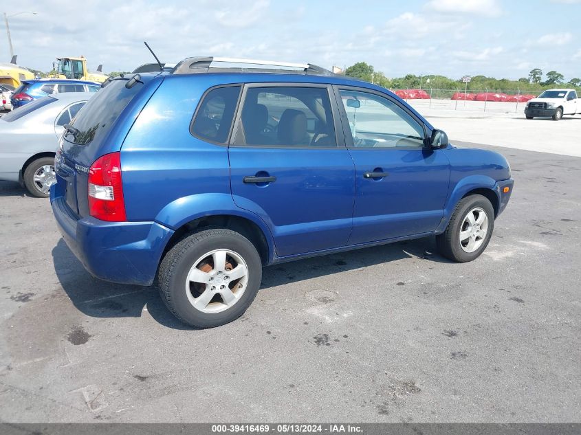 2008 Hyundai Tucson Gls VIN: KM8JM12B08U876368 Lot: 39416469