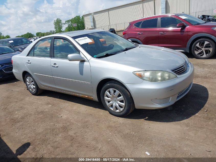 2005 Toyota Camry Le VIN: 4T1BE32K25U018344 Lot: 39416480