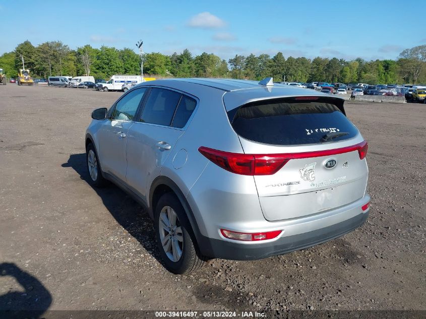 2017 Kia Sportage Lx VIN: KNDPM3AC2H7145721 Lot: 39416497