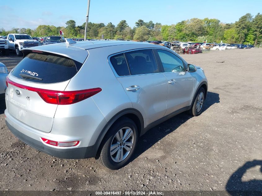 2017 Kia Sportage Lx VIN: KNDPM3AC2H7145721 Lot: 39416497