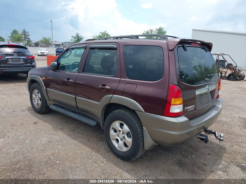 2002 Mazda Tribute Es V6/Lx V6 VIN: 4F2YU08152KM36743 Lot: 39416506