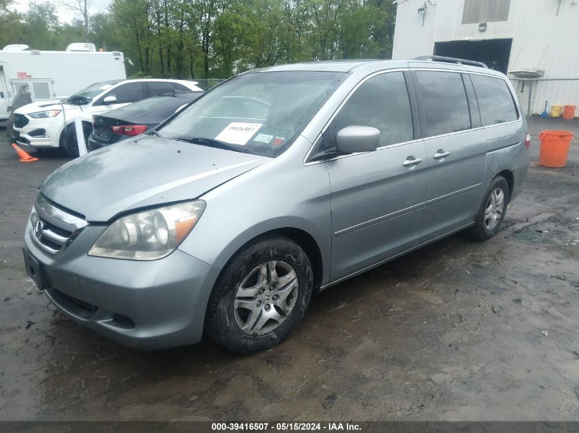 2007 Honda Odyssey Ex-L VIN: 5FNRL38737B054096 Lot: 39416507