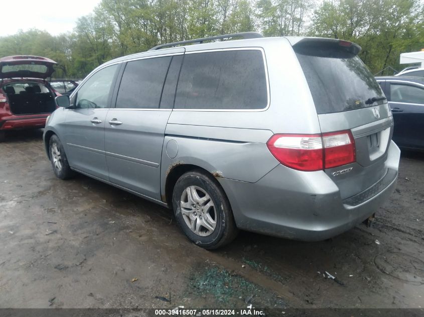 2007 Honda Odyssey Ex-L VIN: 5FNRL38737B054096 Lot: 39416507