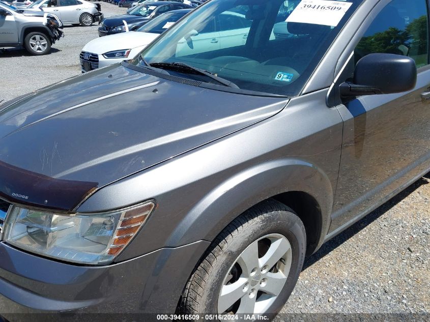 2013 Dodge Journey American Value Pkg VIN: 3C4PDCAB0DT626211 Lot: 39416509