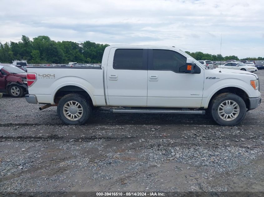 2013 Ford F-150 Lariat VIN: 1FTFW1ET4DKD02449 Lot: 39416510