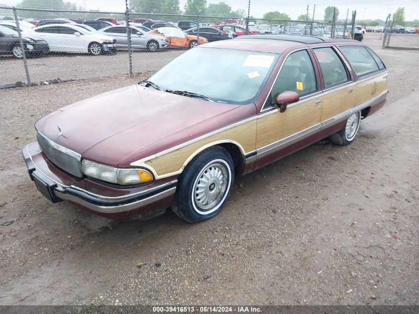 1991 Buick Roadmaster Estate VIN: 1G4BR83E5MW401255 Lot: 39416513