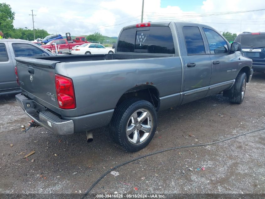 2007 Dodge Ram 1500 Slt/Trx4 Off Road/Sport VIN: 1D7HU18247S134775 Lot: 39416526