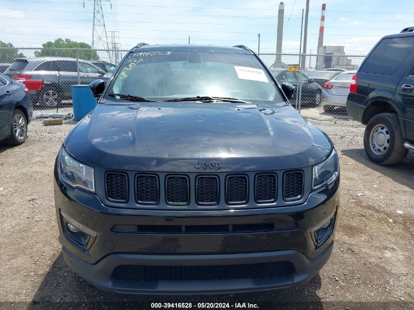 2021 Jeep Compass Altitude 4X4 VIN: 3C4NJDBB4MT509428 Lot: 39416528