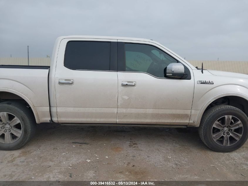 1FTEW1EF0FFB40501 2015 Ford F-150 Platinum