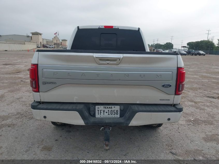 1FTEW1EF0FFB40501 2015 Ford F-150 Platinum