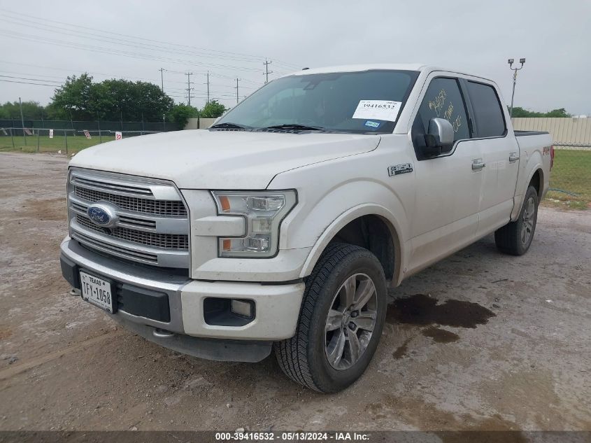 2015 Ford F-150 Platinum VIN: 1FTEW1EF0FFB40501 Lot: 40235780