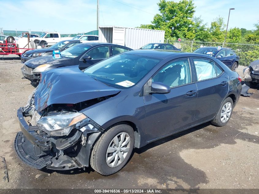 2015 Toyota Corolla Le VIN: 2T1BURHE8FC396534 Lot: 39416536