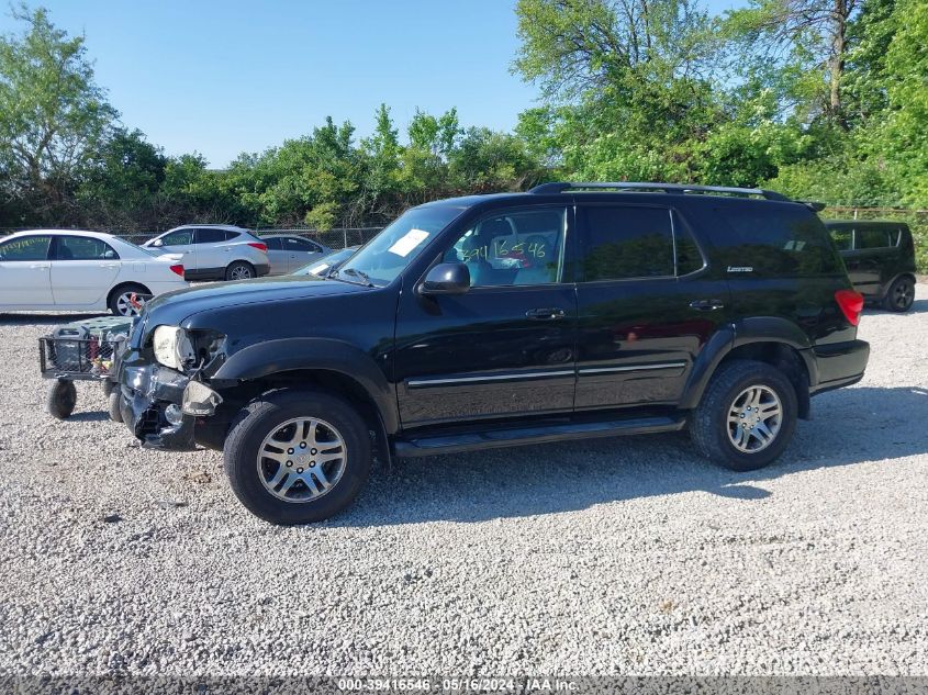 2005 Toyota Sequoia Limited V8 VIN: 5TDBT48AX5S255666 Lot: 39416546