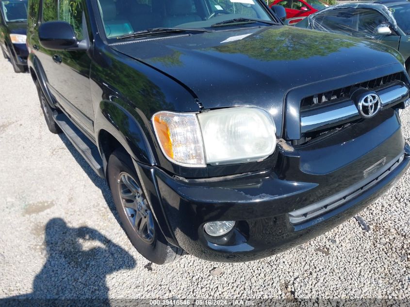 2005 Toyota Sequoia Limited V8 VIN: 5TDBT48AX5S255666 Lot: 39416546