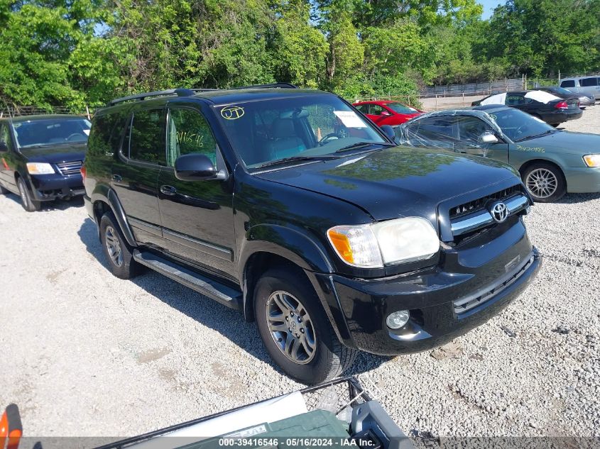 2005 Toyota Sequoia Limited V8 VIN: 5TDBT48AX5S255666 Lot: 39416546