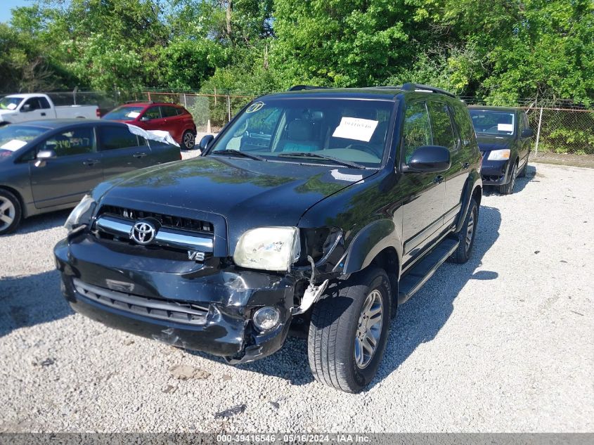 2005 Toyota Sequoia Limited V8 VIN: 5TDBT48AX5S255666 Lot: 39416546