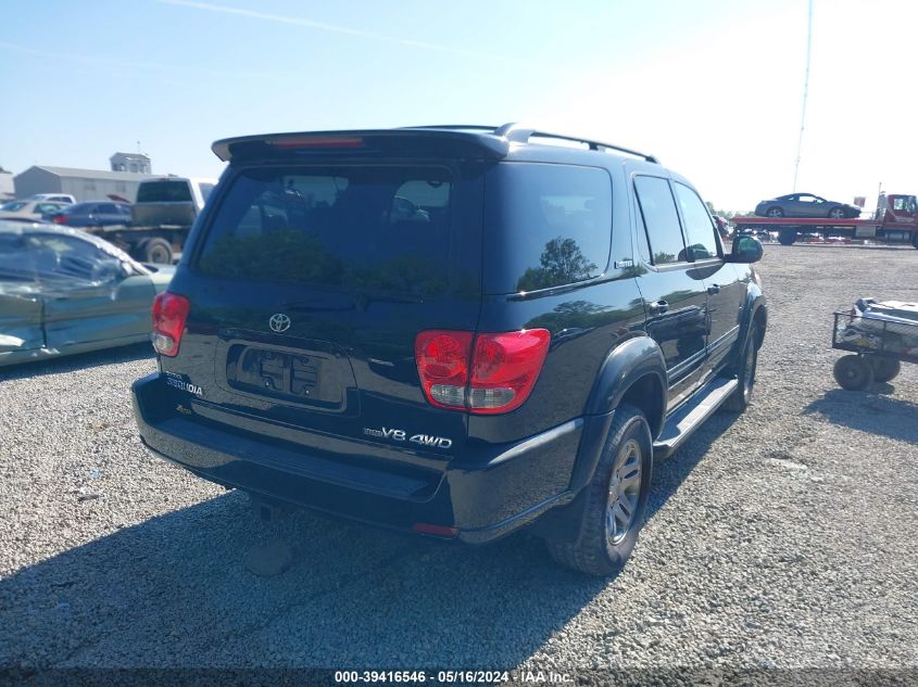 2005 Toyota Sequoia Limited V8 VIN: 5TDBT48AX5S255666 Lot: 39416546