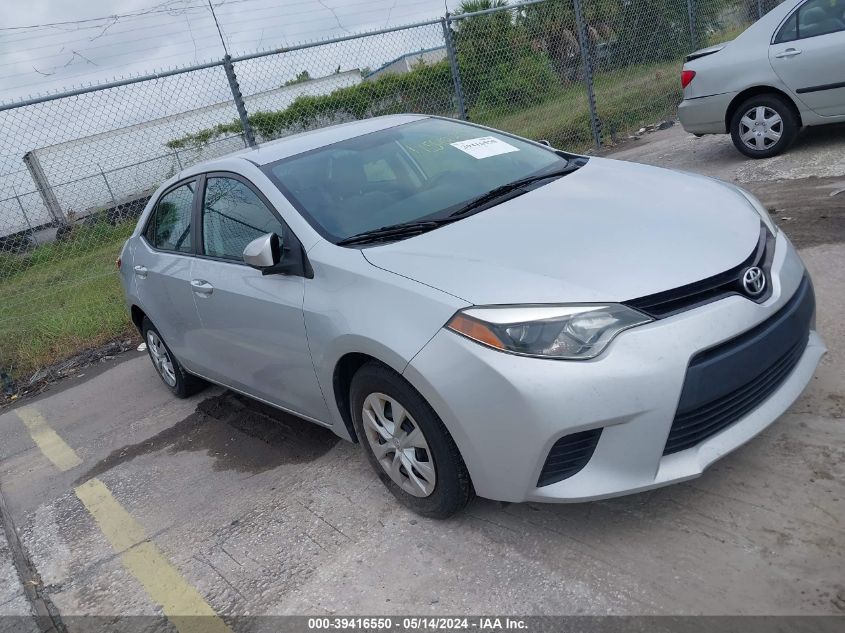 2014 Toyota Corolla L VIN: 2T1BURHE2EC190897 Lot: 39416550