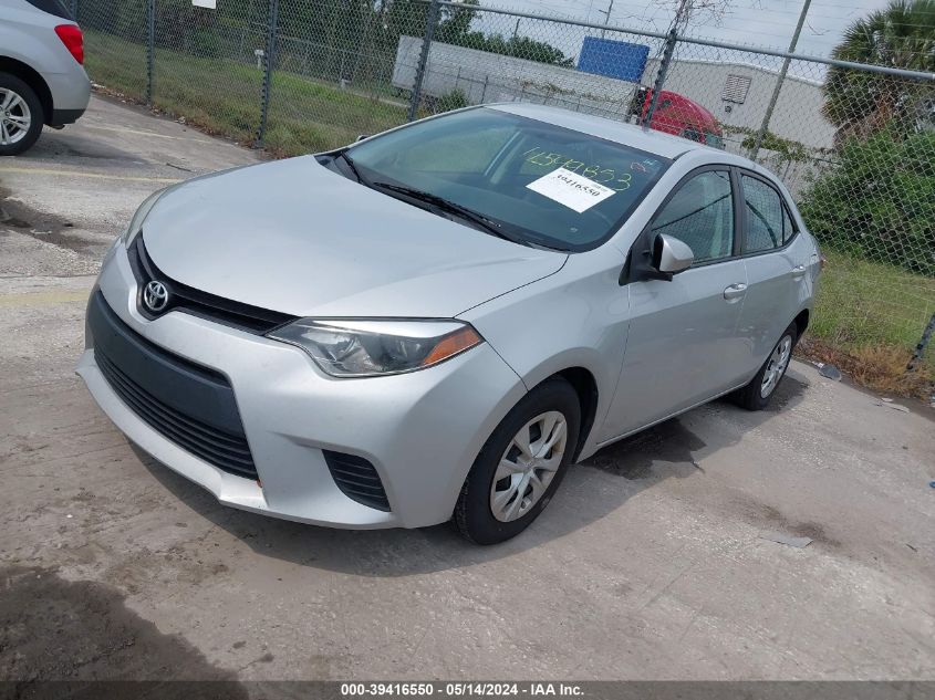 2014 Toyota Corolla L VIN: 2T1BURHE2EC190897 Lot: 39416550