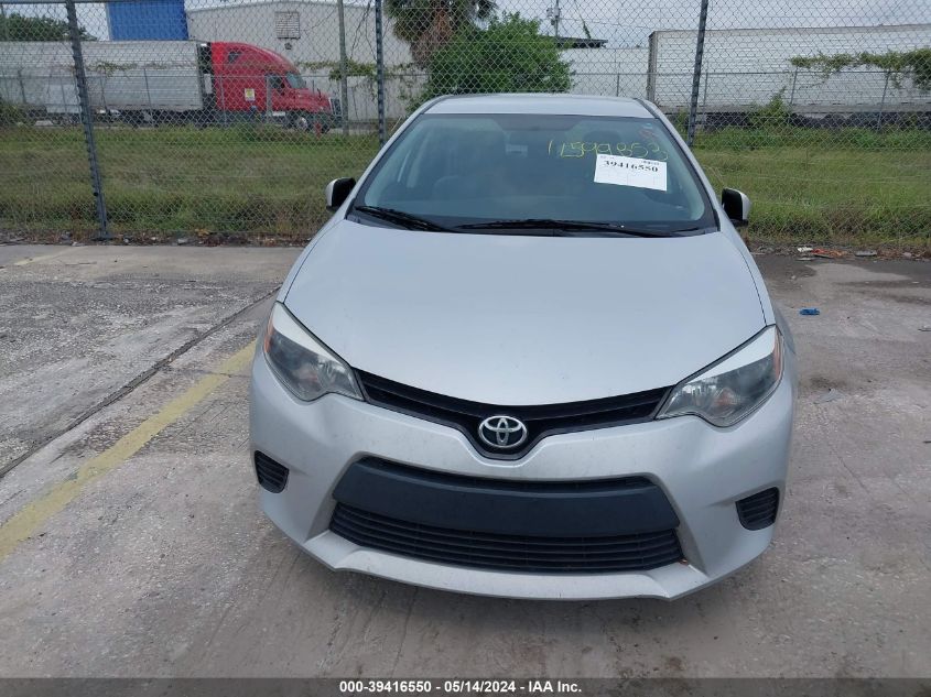 2014 Toyota Corolla L VIN: 2T1BURHE2EC190897 Lot: 39416550