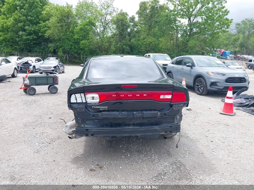 2013 Dodge Charger Sxt VIN: 2C3CDXJG8DH678734 Lot: 39416558