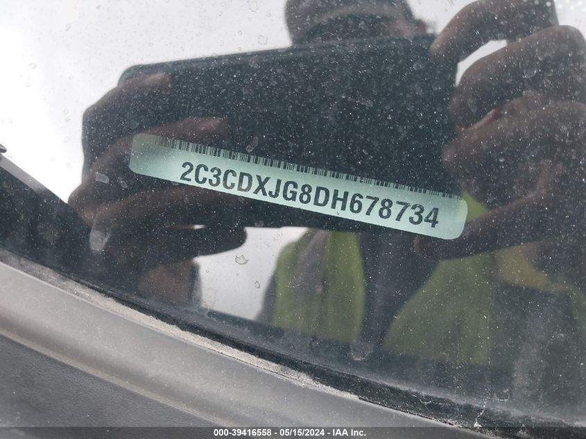 2013 Dodge Charger Sxt VIN: 2C3CDXJG8DH678734 Lot: 39416558