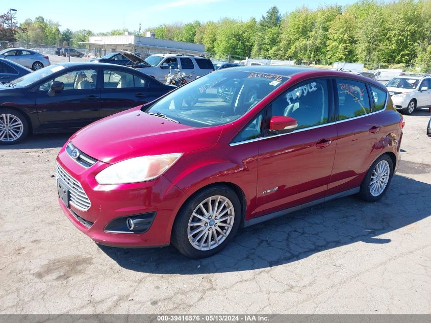 2013 Ford C-Max Hybrid Sel VIN: 1FADP5BU0DL520168 Lot: 39416576