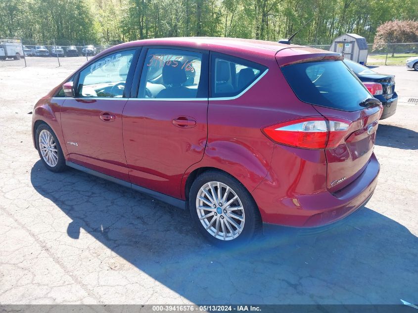 2013 Ford C-Max Hybrid Sel VIN: 1FADP5BU0DL520168 Lot: 39416576