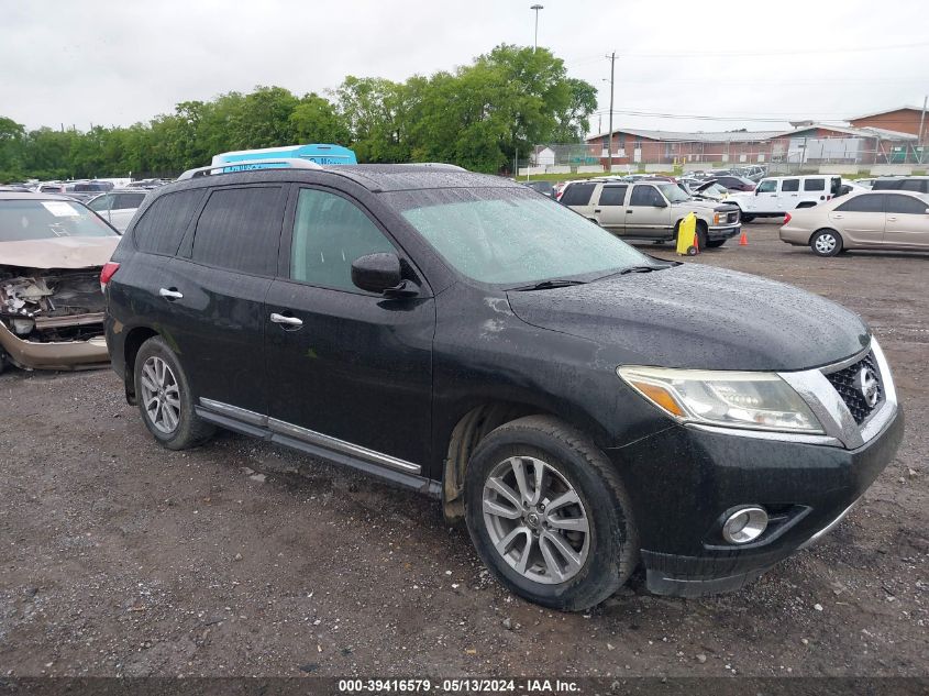 2014 Nissan Pathfinder Sl VIN: 5N1AR2MM0EC657918 Lot: 39416579