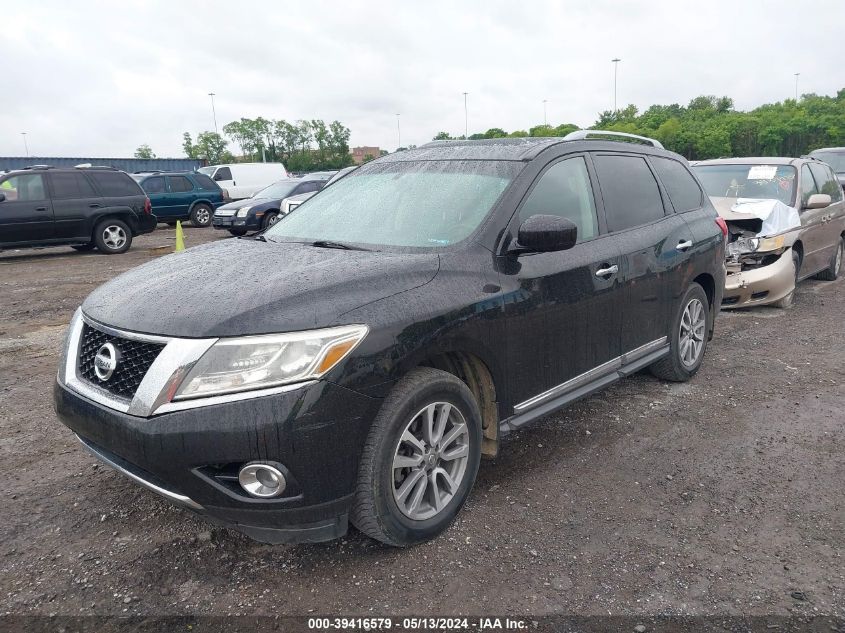 2014 Nissan Pathfinder Sl VIN: 5N1AR2MM0EC657918 Lot: 39416579