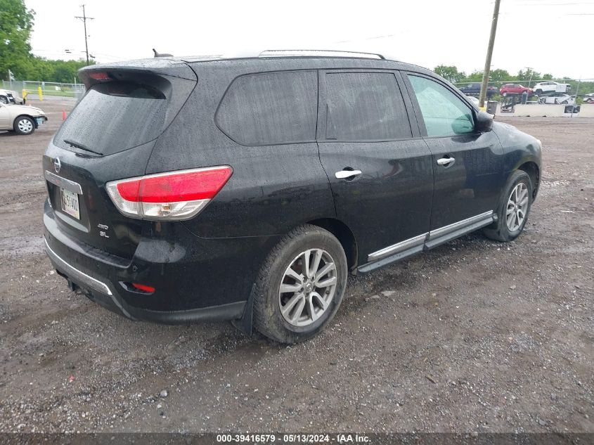 2014 Nissan Pathfinder Sl VIN: 5N1AR2MM0EC657918 Lot: 39416579