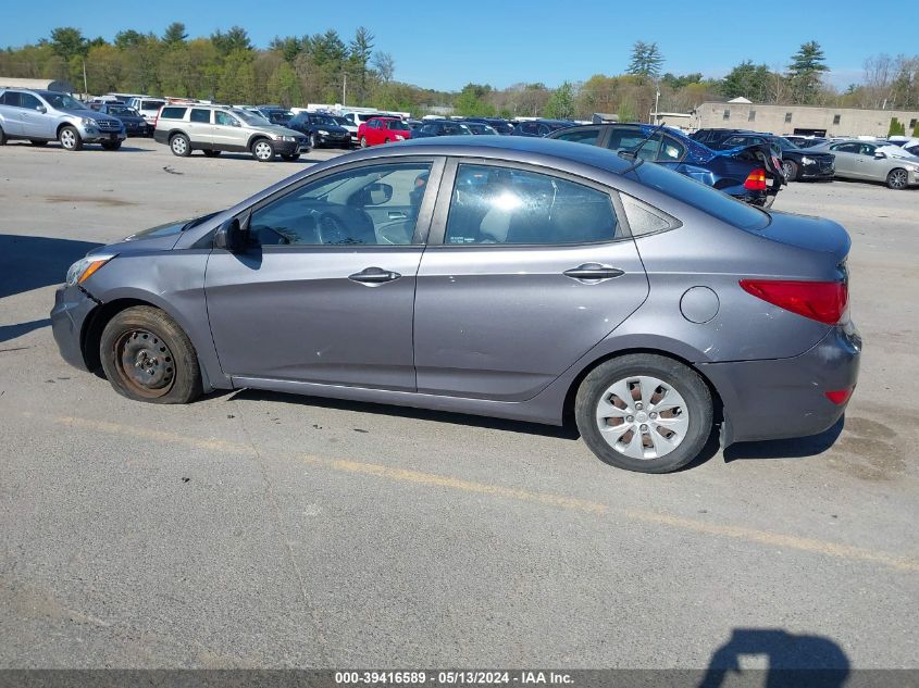 2015 Hyundai Accent Gls VIN: KMHCT4AE3FU902516 Lot: 39416589