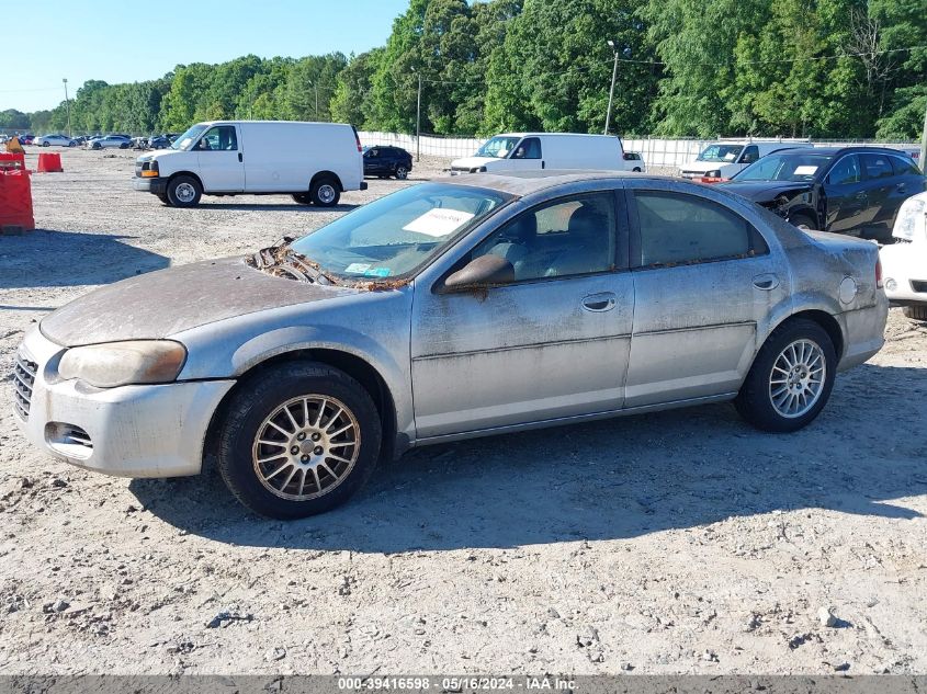 2004 Chrysler Sebring Lxi VIN: 1C3EL56R74N411389 Lot: 39416598