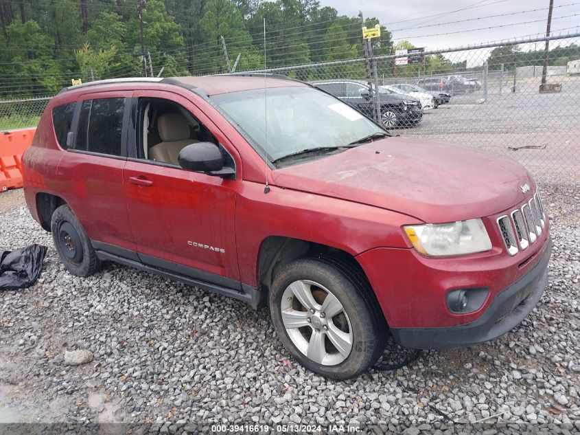 2012 Jeep Compass Sport VIN: 1C4NJCBB2CD664297 Lot: 39416619