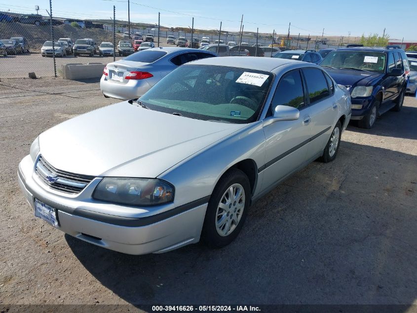 2004 Chevrolet Impala VIN: 2G1WF52EX49311468 Lot: 39416626