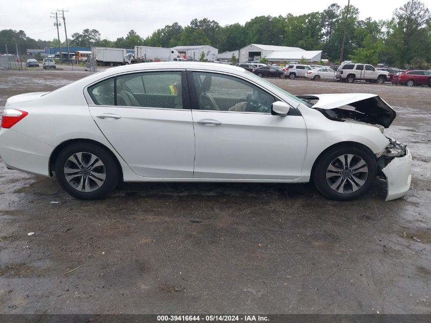 2013 Honda Accord Lx VIN: 1HGCR2F36DA017256 Lot: 39416644