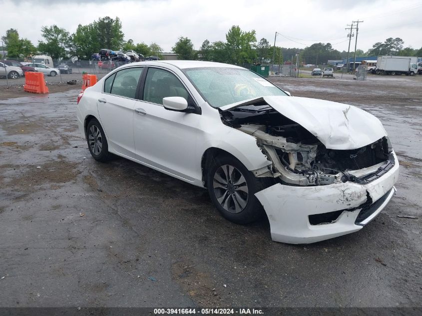 2013 Honda Accord Lx VIN: 1HGCR2F36DA017256 Lot: 39416644