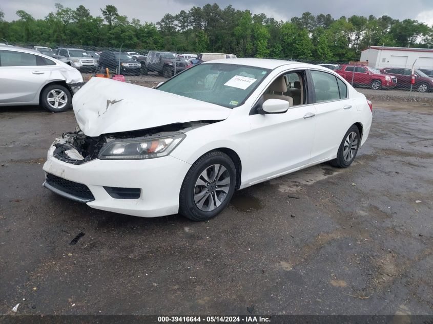 2013 Honda Accord Lx VIN: 1HGCR2F36DA017256 Lot: 39416644