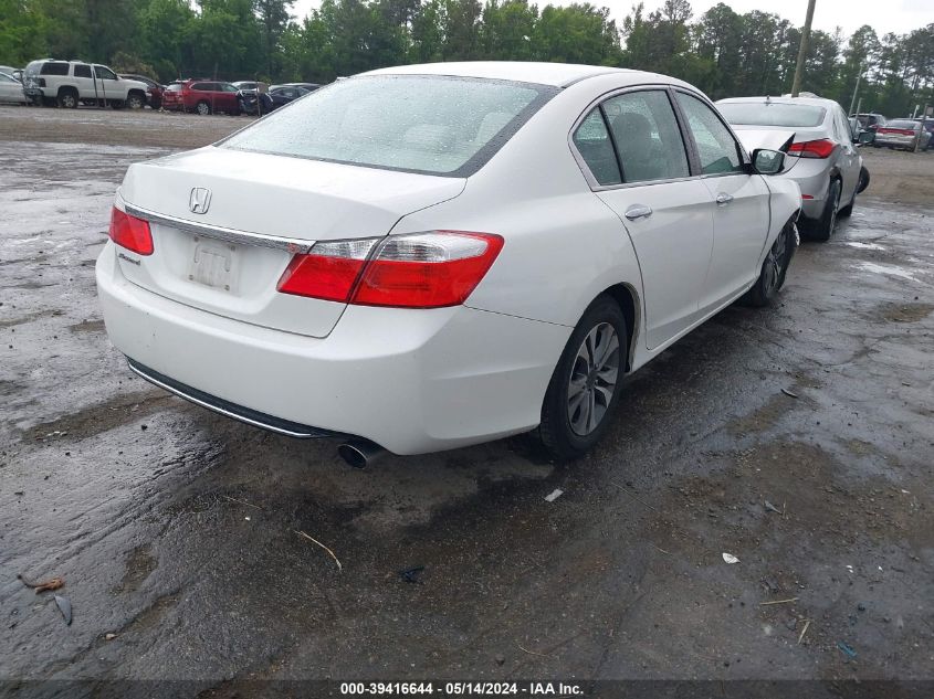 2013 Honda Accord Lx VIN: 1HGCR2F36DA017256 Lot: 39416644