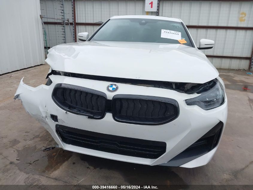 2022 BMW 230 I VIN: 3MW23CM02N8C35683 Lot: 39416660