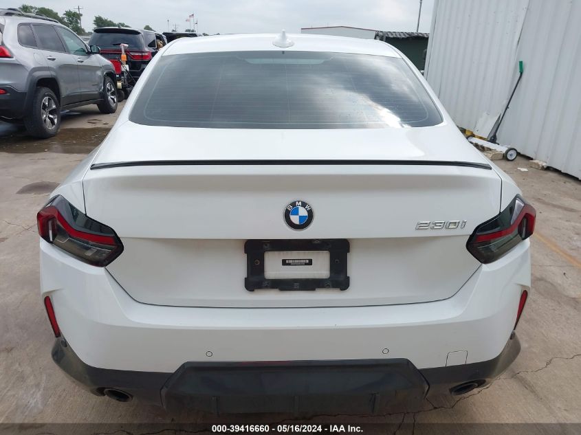 2022 BMW 230 I VIN: 3MW23CM02N8C35683 Lot: 39416660