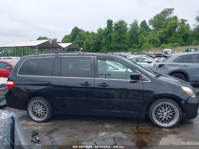 2006 Honda Odyssey Touring VIN: 5FNRL38826B062455 Lot: 39416669