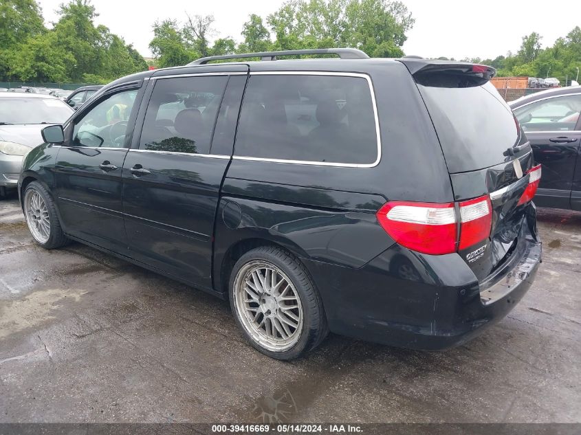 2006 Honda Odyssey Touring VIN: 5FNRL38826B062455 Lot: 39416669