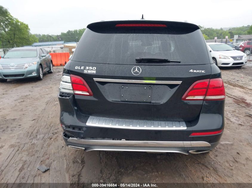 2016 Mercedes-Benz Gle 350 4Matic VIN: 4JGDA5HB6GA760144 Lot: 39416684